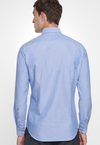 SEIDENSTICKER - Ajuste estrecho Camisa de negocios en azul