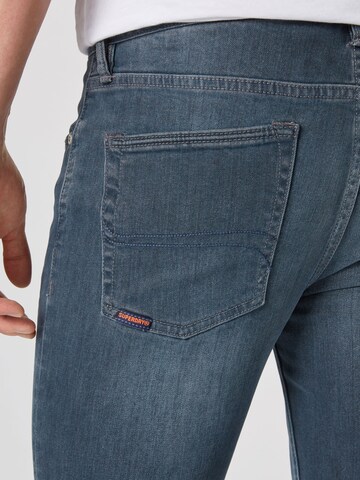 Skinny Jean 'Travis' Superdry en bleu