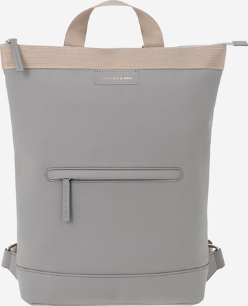 Kapten & Son Рюкзак 'Umeå Sand Grey' в Серый: спереди