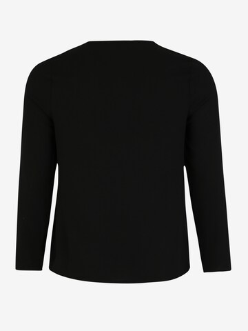 ABOUT YOU Curvy - Camisa 'Inken' em preto: atrás