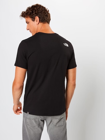 THE NORTH FACE Regular fit Shirt 'Mountain Line' in Zwart: terug