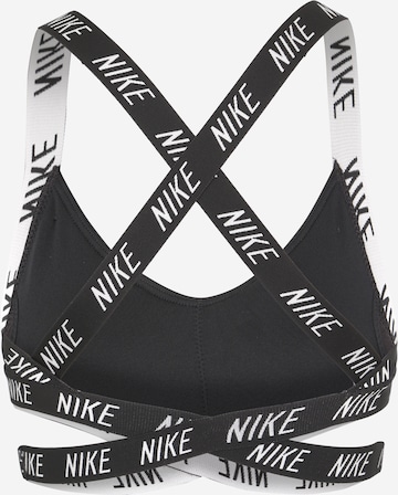 NIKE Bustier Biustonosz sportowy w kolorze czarny: tył