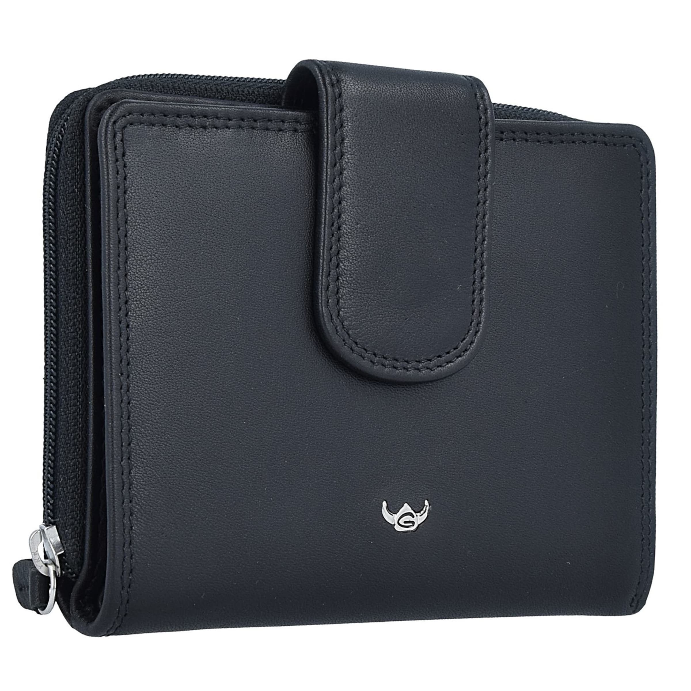 GOLDEN HEAD Wallet 'Polo' in Black