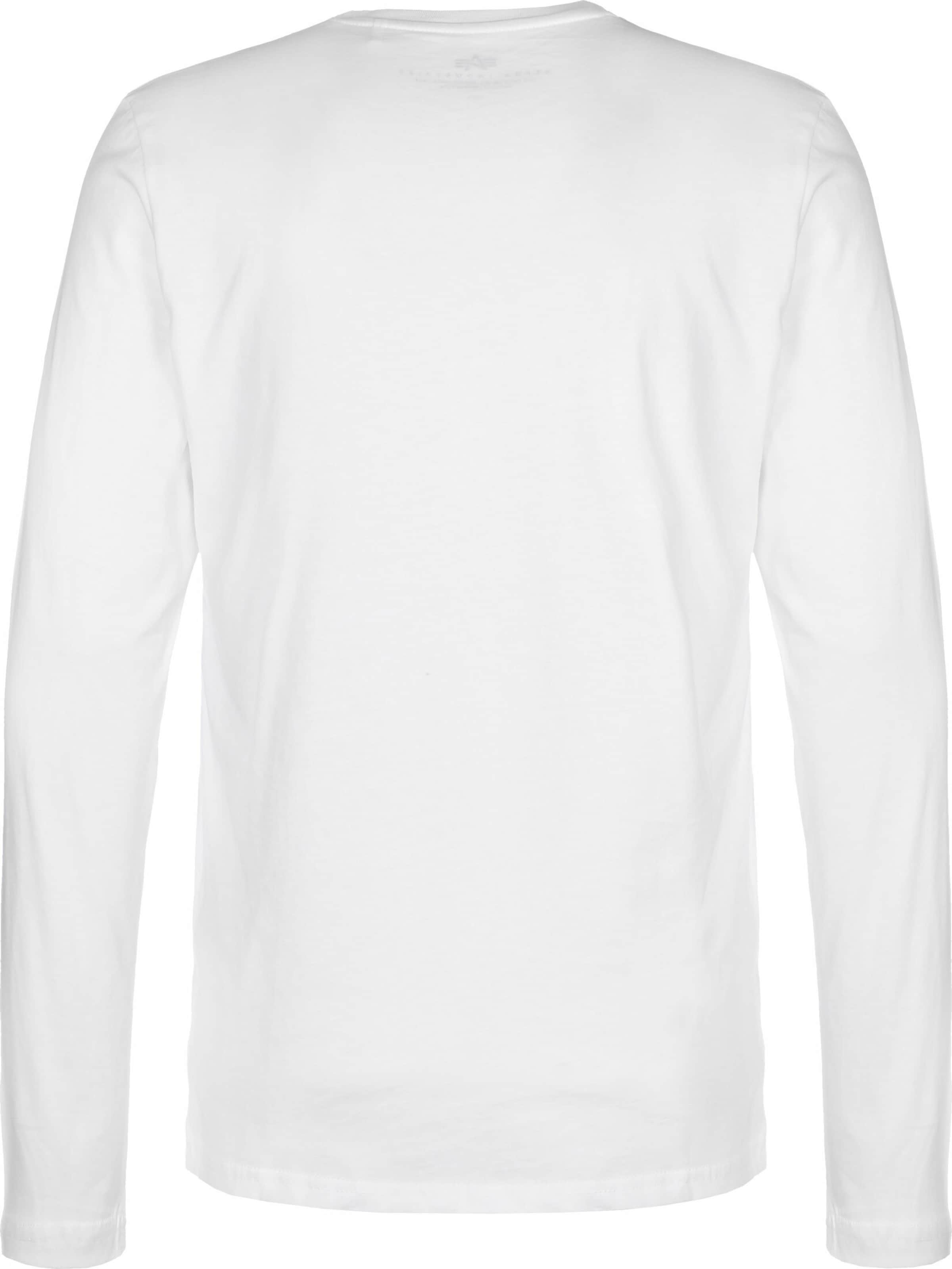 ALPHA INDUSTRIES - Regular Fit Camisa em branco