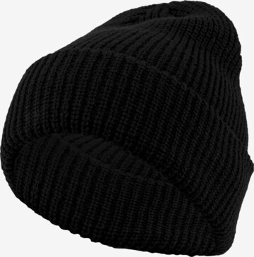juoda Urban Classics Megzta kepurė: priekis