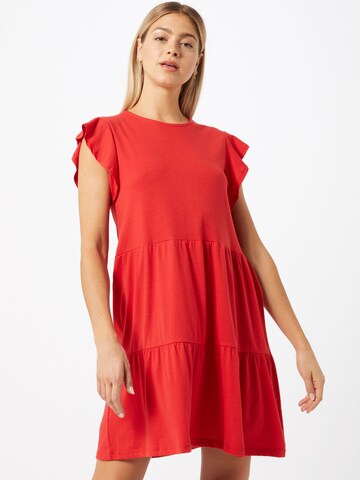 Robe 'VISummer' VILA en rouge : devant