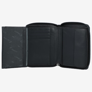 Esquire Wallet 'New Silk' in Black