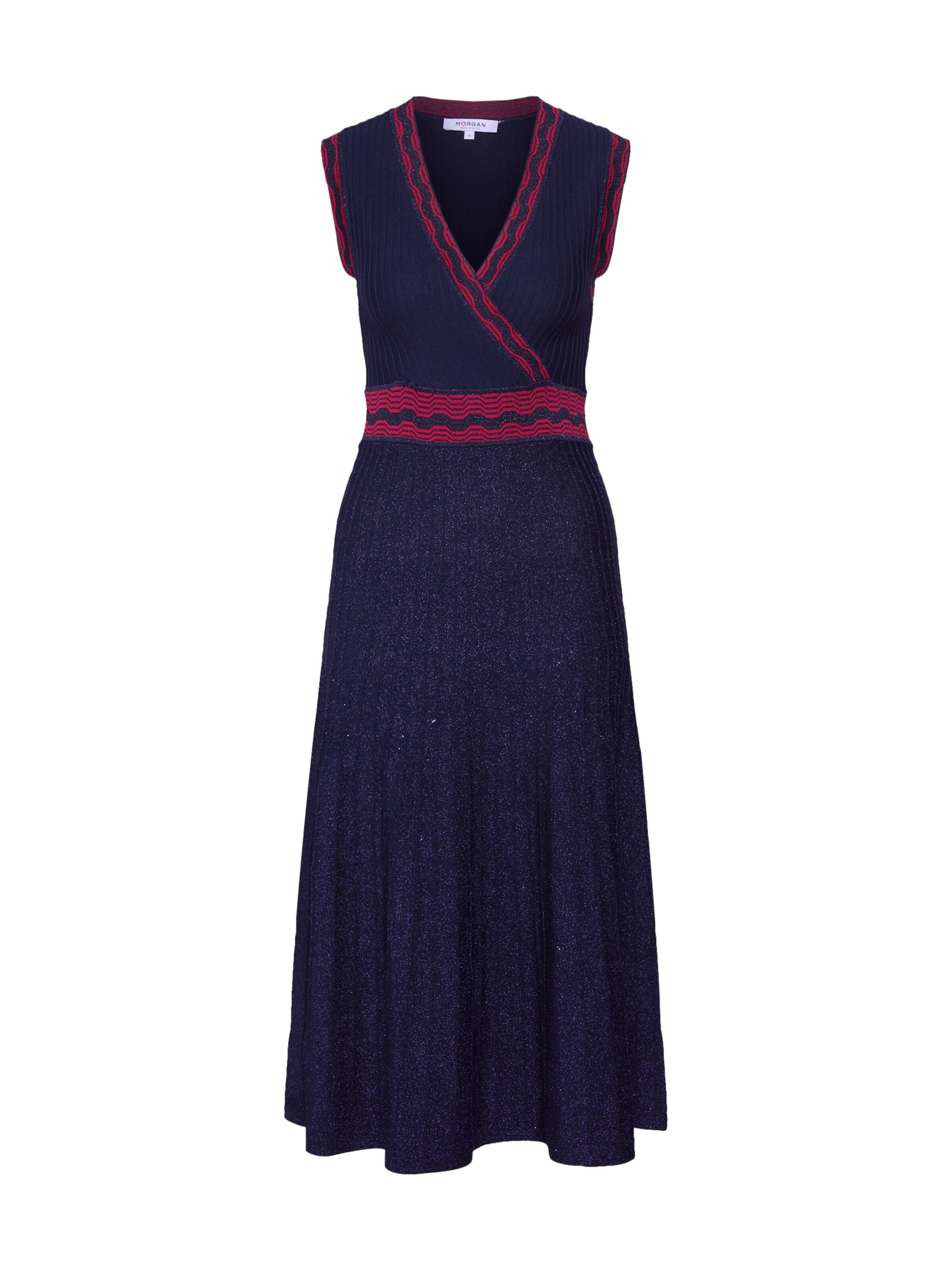 Morgan - Gebreide jurk in de kleur Marine