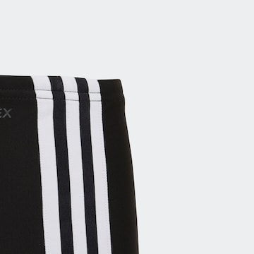 ADIDAS PERFORMANCE Athletic Swimwear '3-Stripes ' in Black