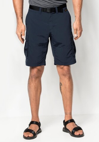 JACK WOLFSKIN Regular Funktionsshorts 'Canyon' in Blau: predná strana