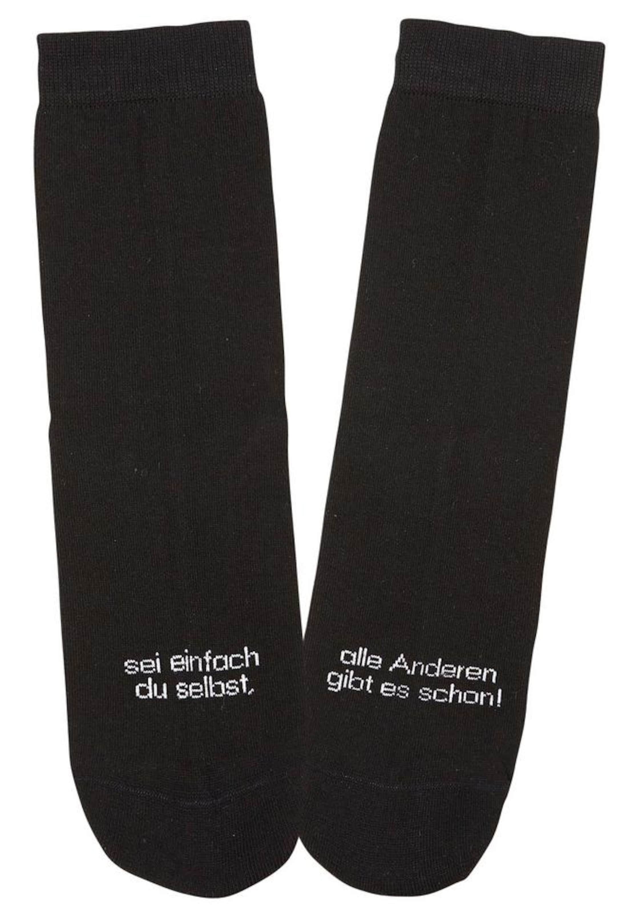 BENCH Socken in Schwarz