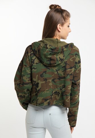 MYMO Sweatjacke in Grün