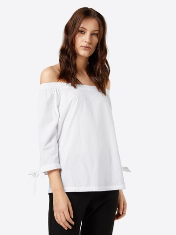 s.Oliver Blouse in Wit: voorkant