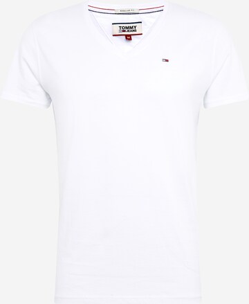 T-Shirt Tommy Jeans en blanc : devant