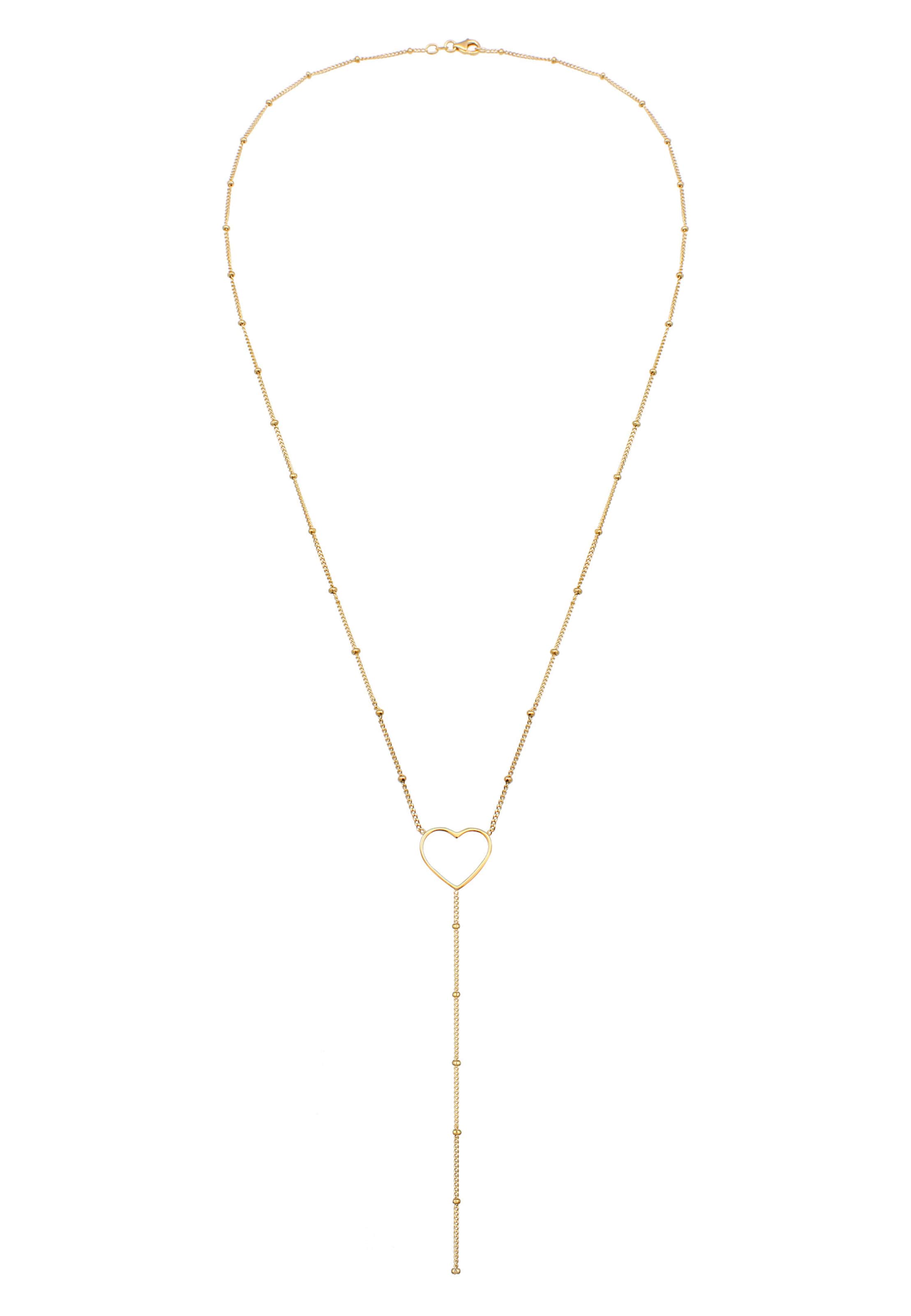 Lanțuri 'Herz' de la ELLI pe auriu: față