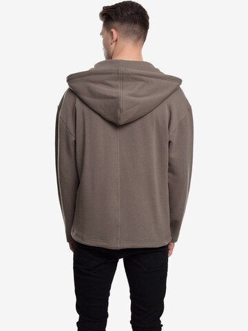 Urban Classics Zip-Up Hoodie in Green