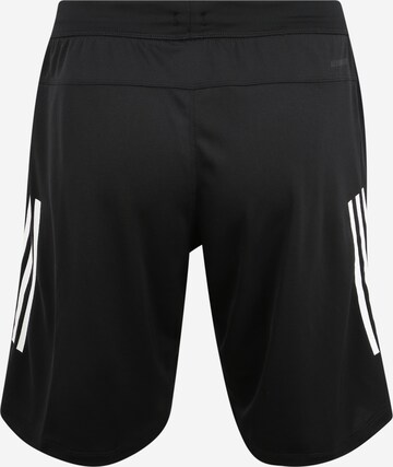 ADIDAS SPORTSWEAR - Regular Calças de desporto '3-Stripes 9-Inch' em preto