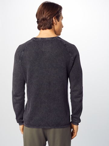 Key Largo Regular fit Sweater 'Thomas' in Grey: back