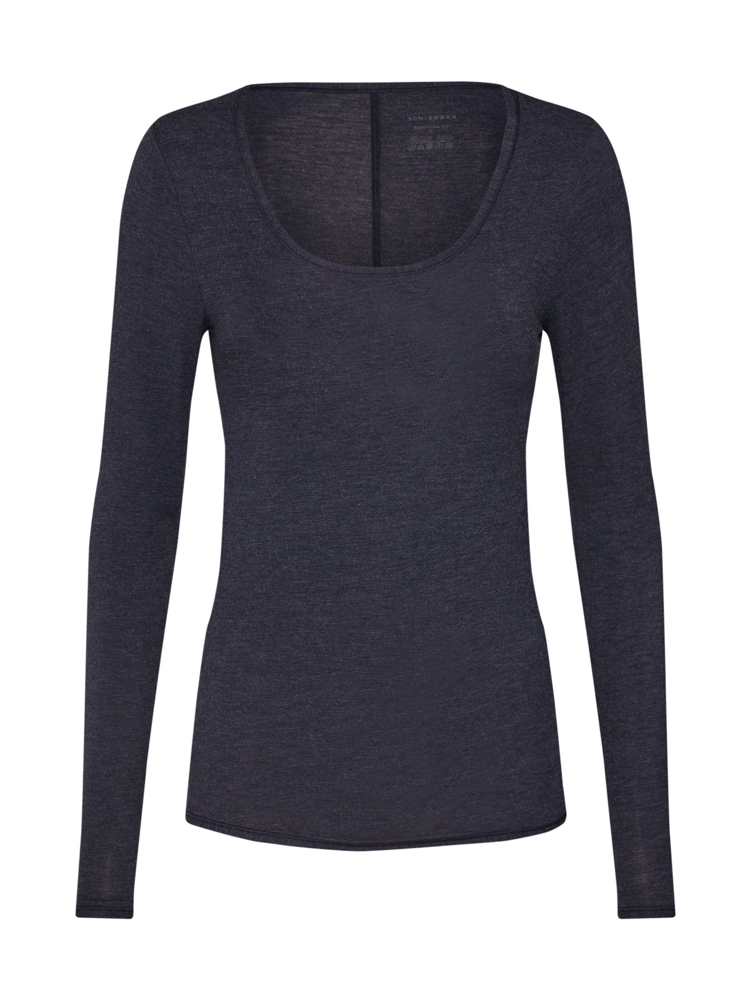 SCHIESSER - Slaapshirt 'Personal Fit' in de kleur Nachtblauw