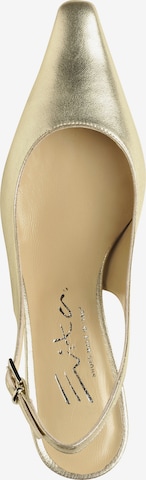 EVITA Slingback Pumps in Gold