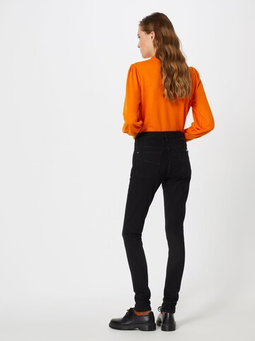 GARCIA Skinny Jeans 'Celia' in Schwarz: zadná strana