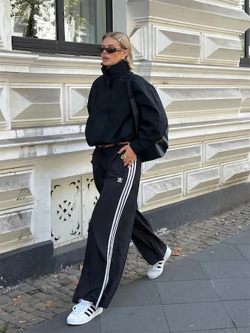 All Black Superstar Look by adidas Originals