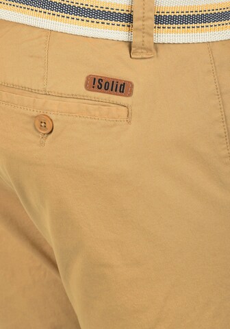 Regular Pantalon chino 'Lagos' !Solid en jaune