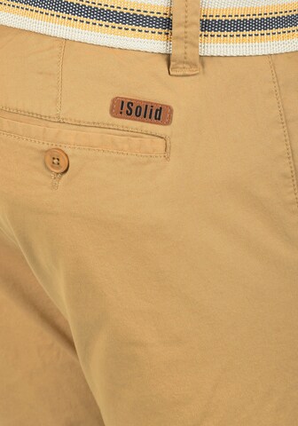 !Solid - Regular Calças chino 'Lagos' em amarelo