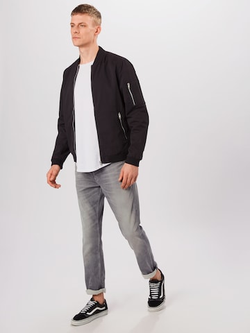 JACK & JONES Slimfit Jeans 'Tim Leon' in Grau