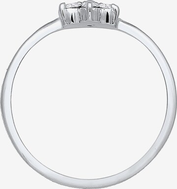 ELLI PREMIUM Ring 'Blume' in Silver
