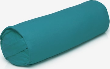 YOGISTAR.COM Pillow 'Yin - Basic - Rund' in Blue: front