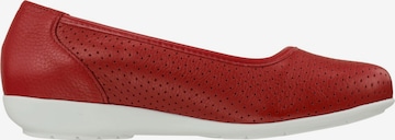 Natural Feet Ballet Flats 'Annabelle' in Red