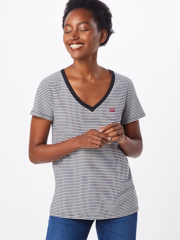 LEVI'S ® Shirt 'Perfect Vneck' in Grijs: voorkant