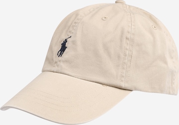 Casquette Polo Ralph Lauren en beige : devant