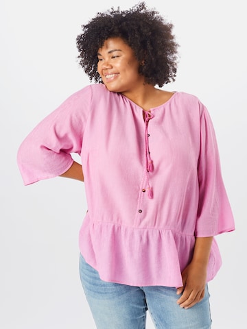 Tom Tailor Women + Tuniek in Roze: voorkant