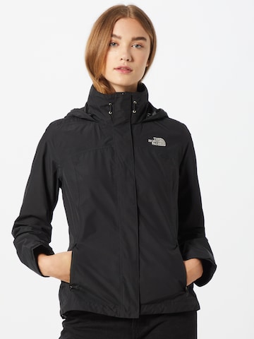 THE NORTH FACE Sportovní bunda 'Sangro' – černá: přední strana