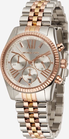 Michael Kors Analog Watch 'Lexington' in Silver: front