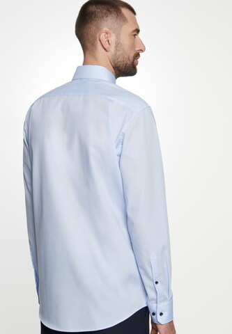 SEIDENSTICKER - Ajuste regular Camisa de negocios en azul