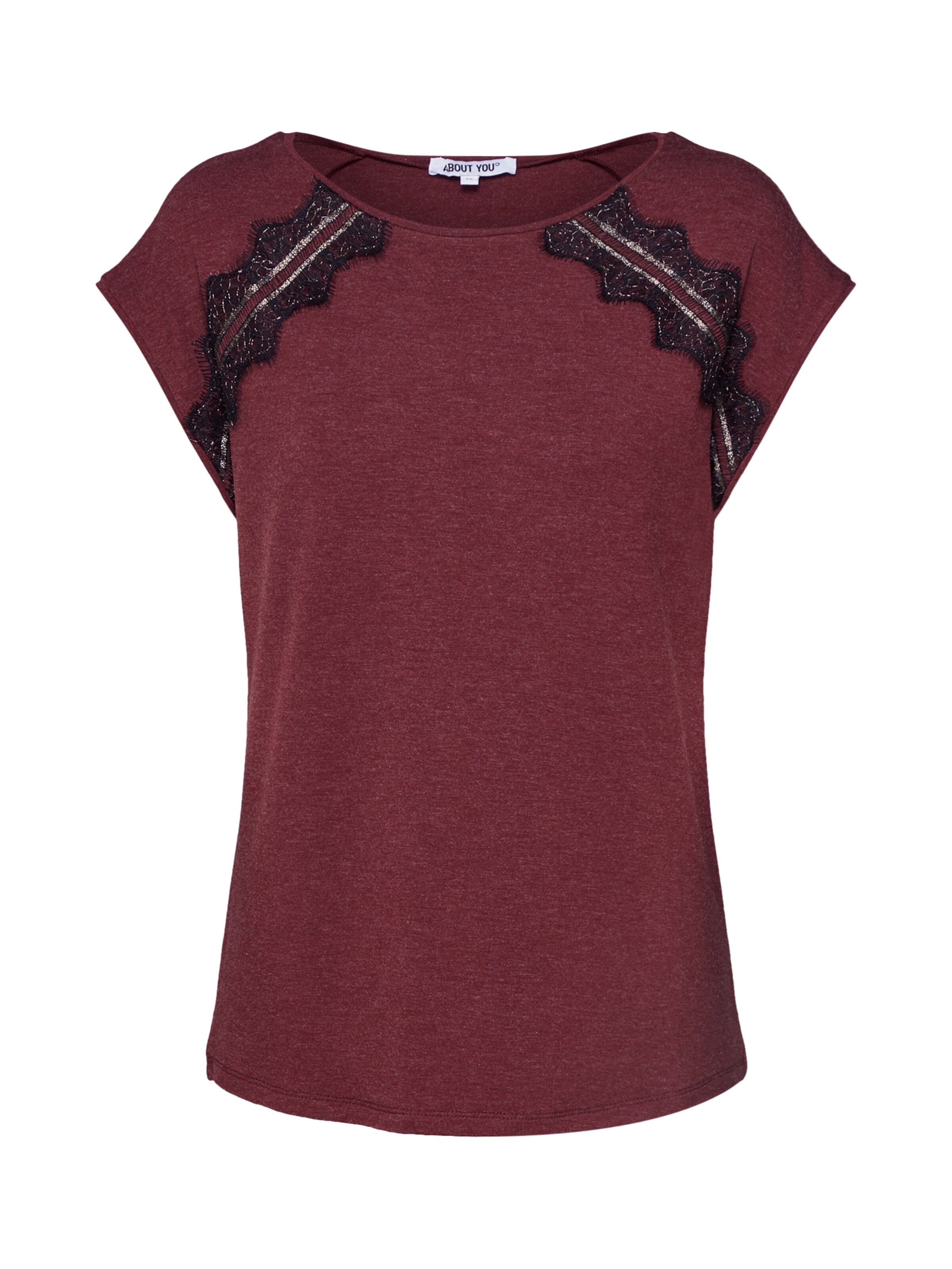 ABOUT YOU - Shirt 'Naja' in de kleur Bordeaux