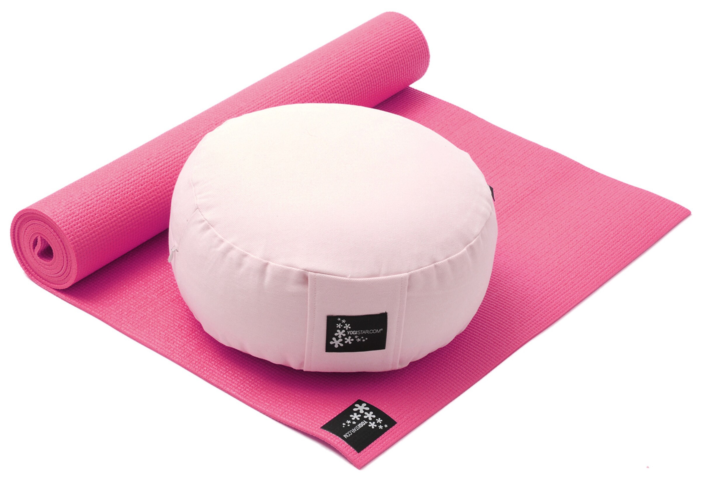 YOGISTAR.COM Yoga-set Starter Edition - Meditation in Pink: Vorderseite
