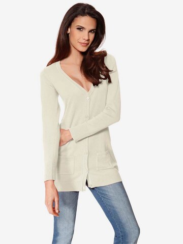 heine Knit cardigan in White: front