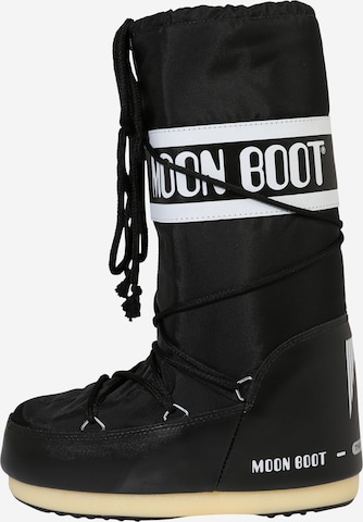 MOON BOOT Škornji za v sneg | črna barva: ob strani