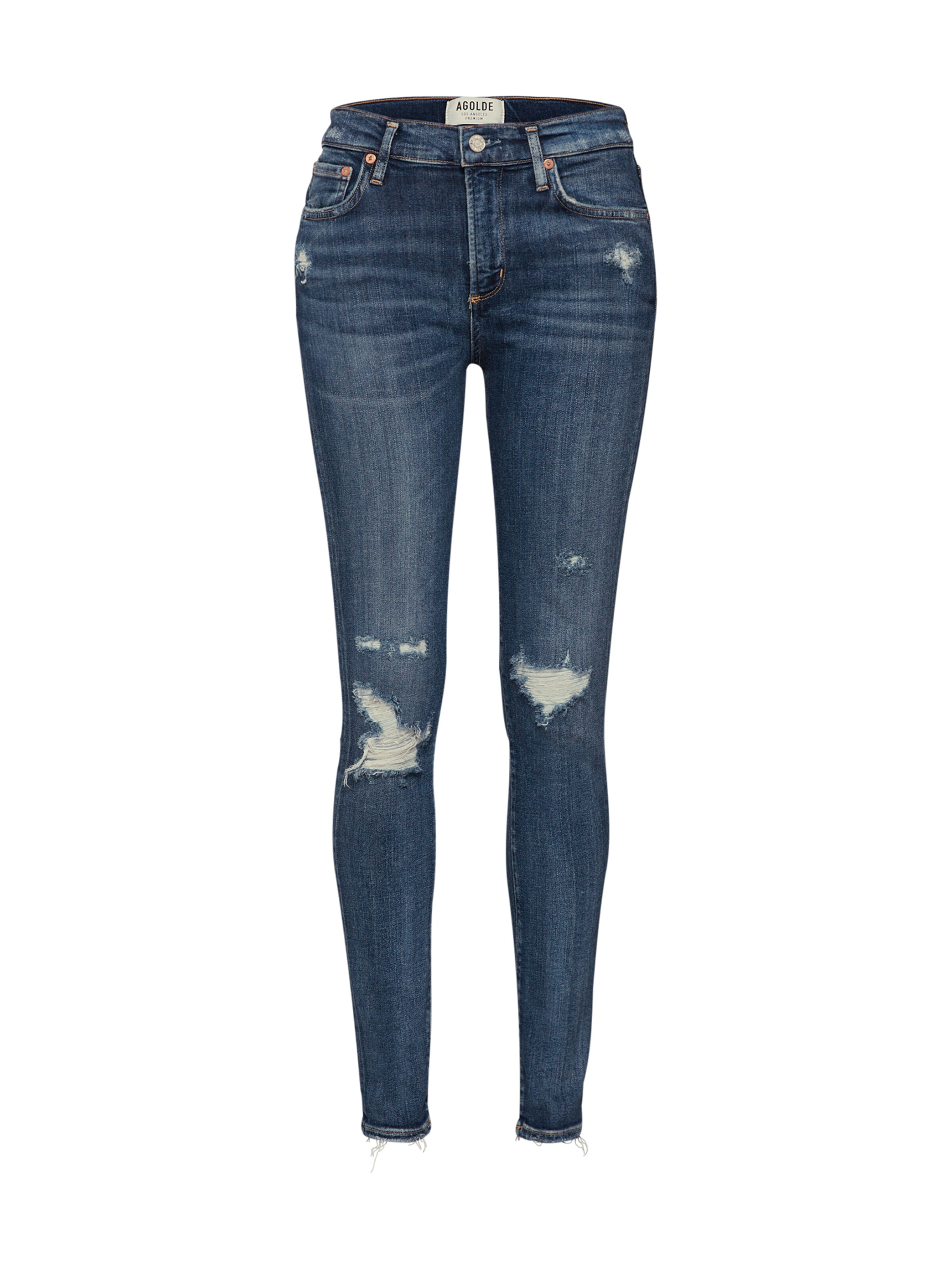 AGOLDE - High Waist Skinny 'Sophie' in blau