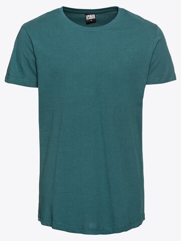 Urban Classics Shirt in Groen: voorkant