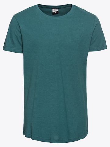 Urban Classics Shirt in Groen: voorkant