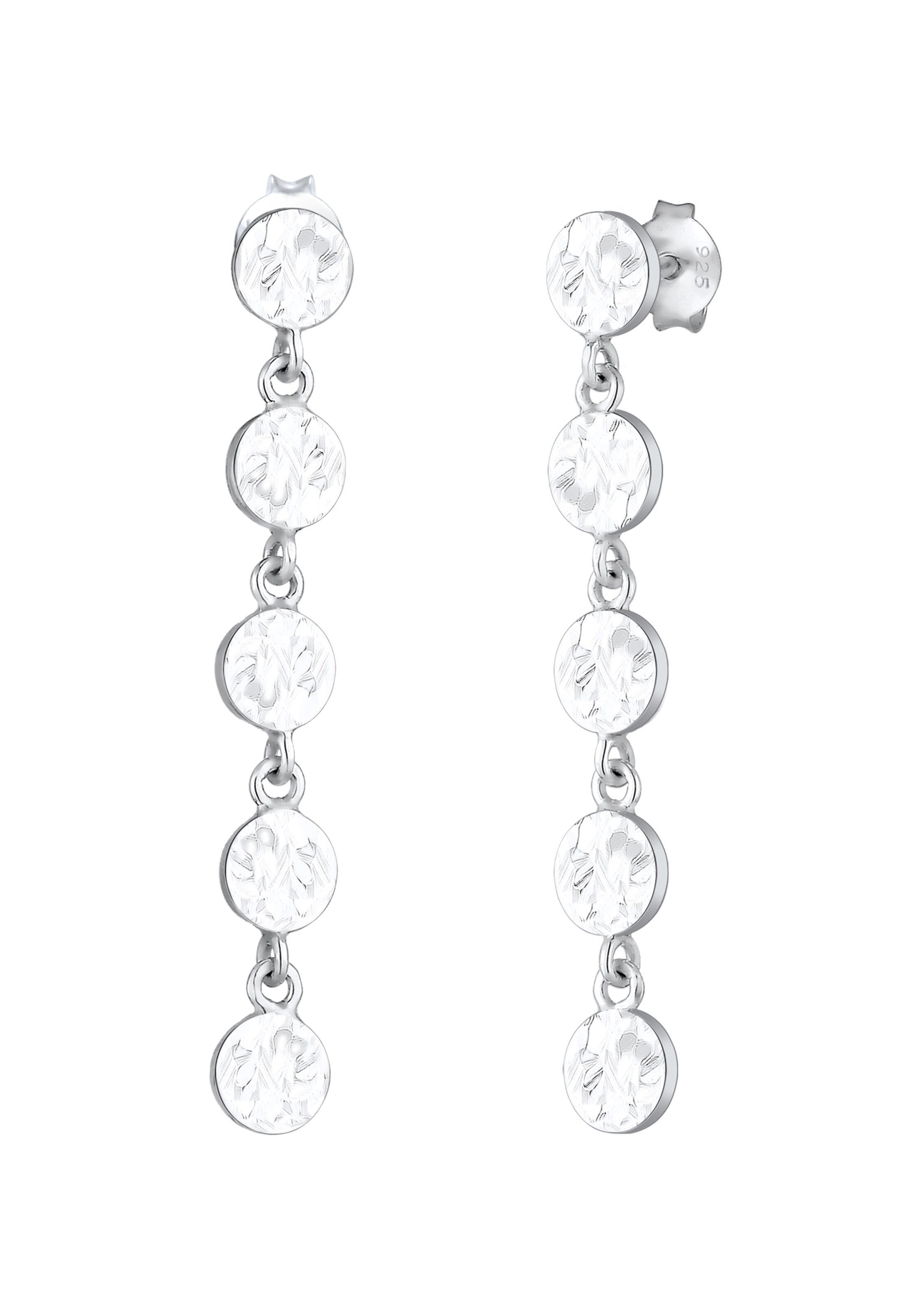 Boucles d'oreilles ELLI en argent : devant