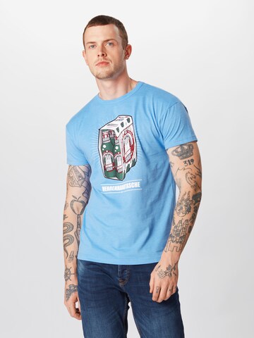 Derbe Shirt  'Reloaded' in Blau