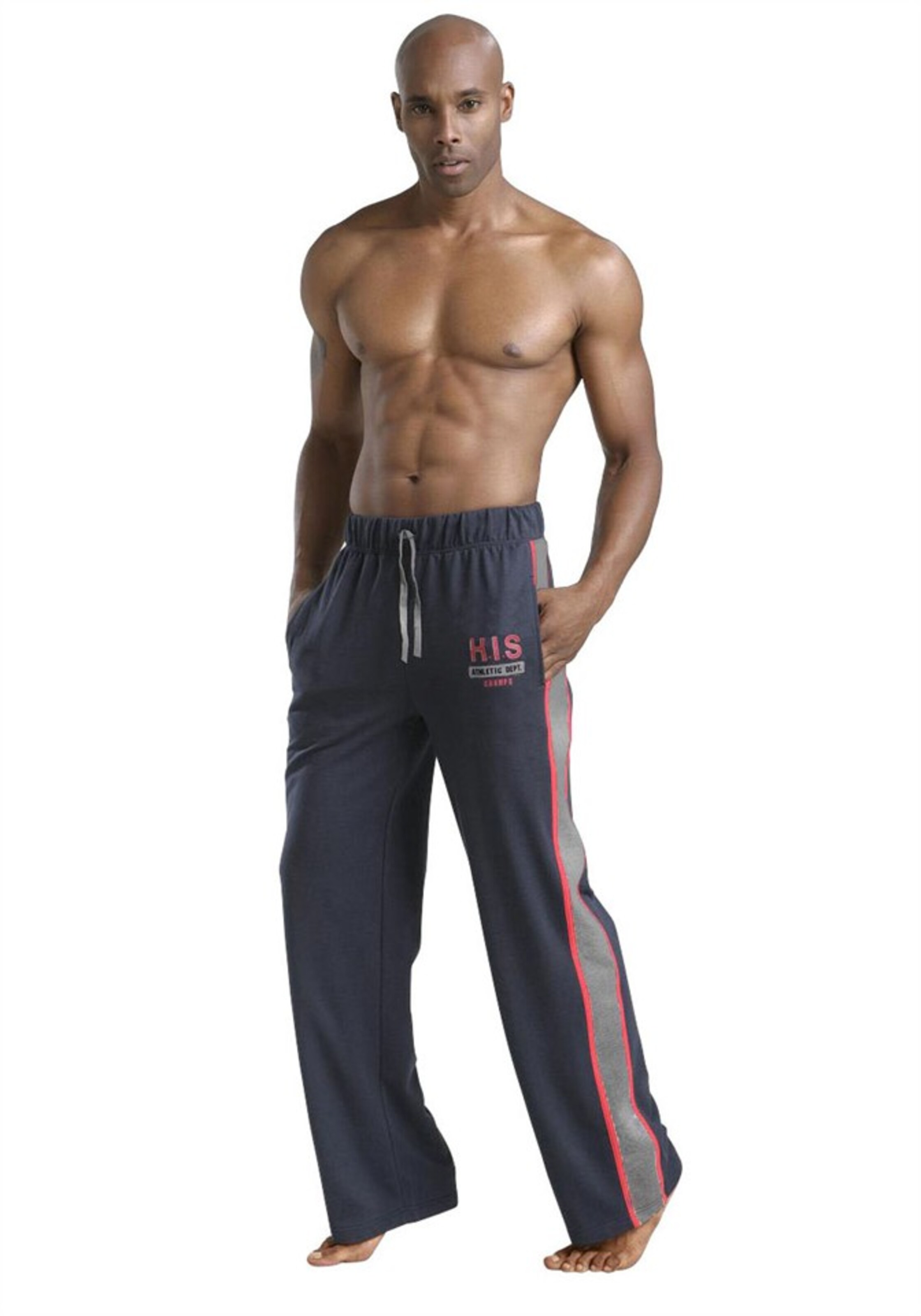 HIS JEANS Loose fit Pants in Blue