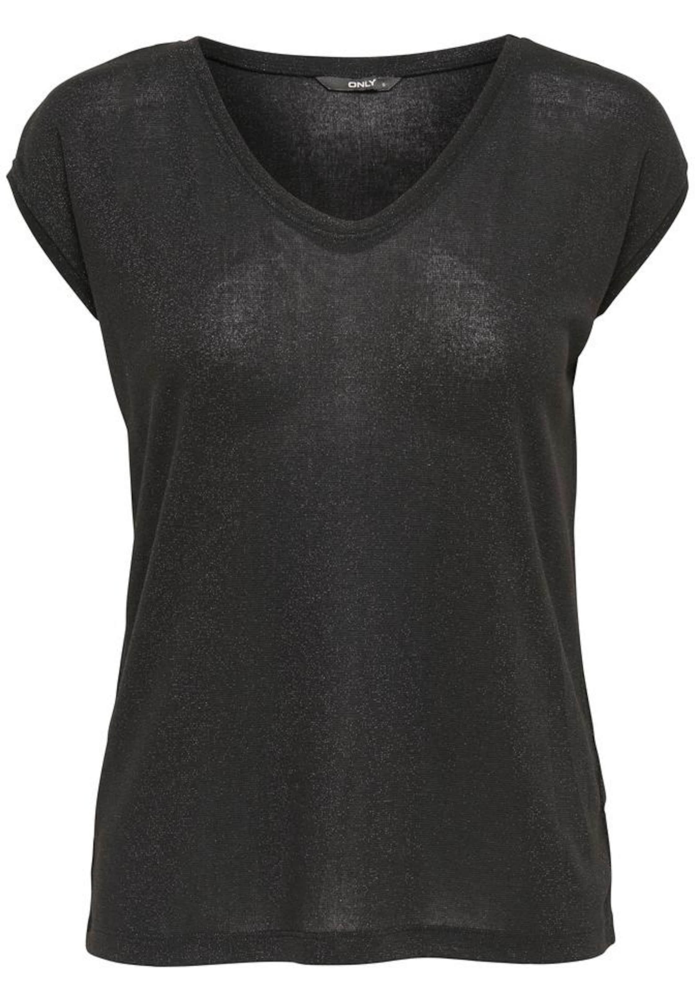 ONLY Shirt 'Onlsilvery' in Black: front