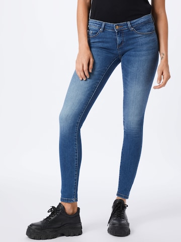 ONLY Skinny Jeans 'Coral' in Blauw: voorkant